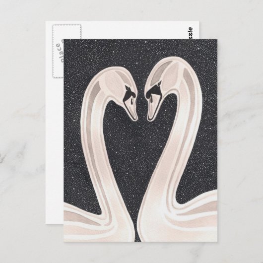 Carte Postale Amour éternel (Devant / Derrière)