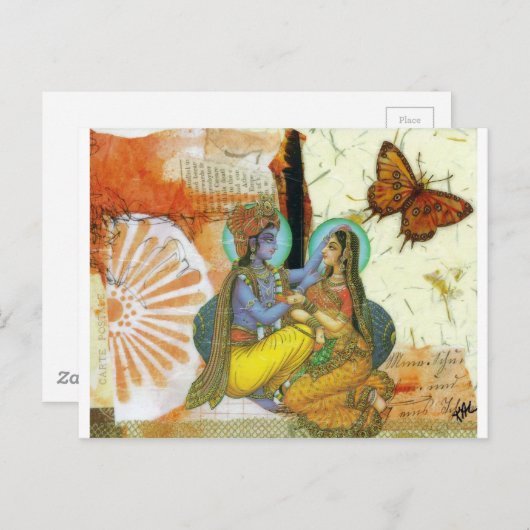 Carte Postale Amour éternel (Devant / Derrière)