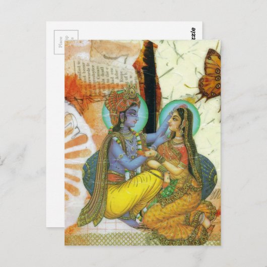 Carte Postale Amour éternel (Devant / Derrière)