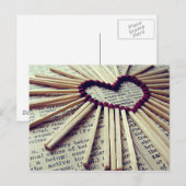 Carte Postale Amour éternel de coeur (Devant / Derrière)