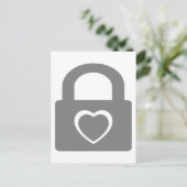 Carte Postale amour fermé. (Debout devant)