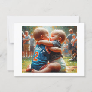 Carte Postale Amour fraternel,