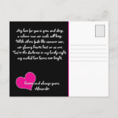 Carte Postale [Amour Graffiti} Goth Grunge Saint-Valentin (Dos)