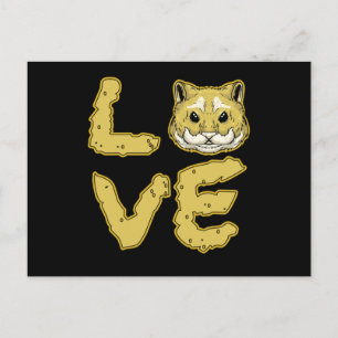 Carte Postale Amour Hamster Rodent Lover Propriétaire d'animal d