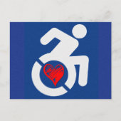 Carte Postale Amour Handicap (Devant)