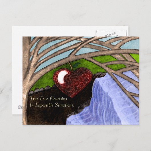 Carte postale Amour Impossible (Devant / Derrière)