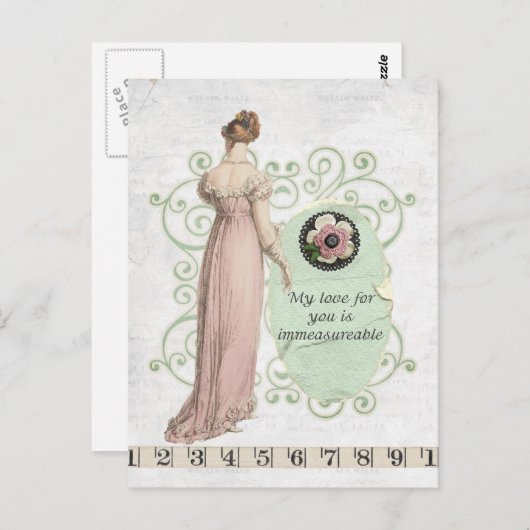 Carte Postale Amour incommensurable (Devant / Derrière)