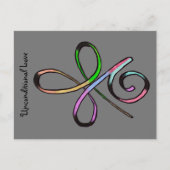 Carte Postale Amour inconditionnel (Devant)