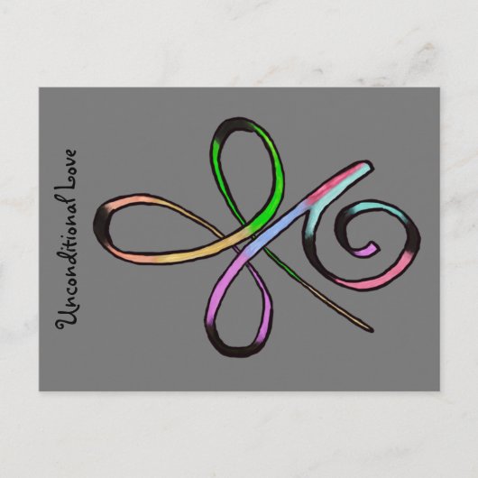 Carte Postale Amour inconditionnel (Devant)