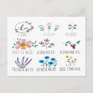 Carte Postale Amour Joie Paix