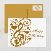 Carte Postale Amour & Joy-Gold_ (Devant / Derrière)