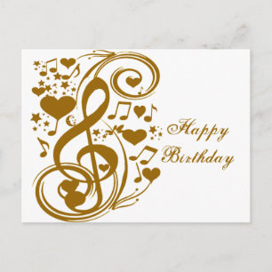 Carte Postale Amour & Joy-Gold_