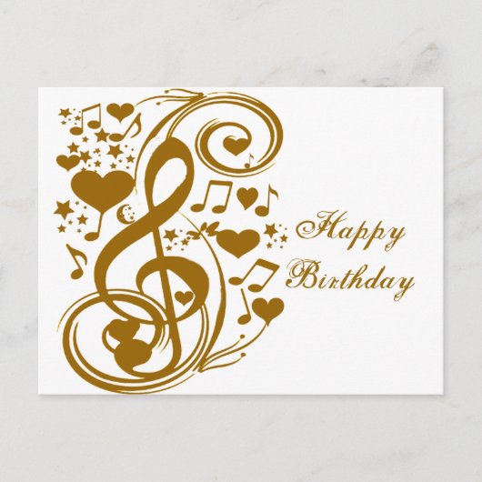 Carte Postale Amour & Joy-Gold_ (Devant)