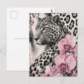 Carte Postale Amour Léo Orchidée (Devant / Derrière)