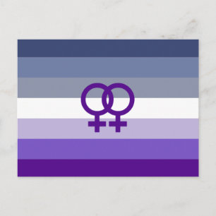 Carte Postale Amour Lesbien Butch Fierté WLW