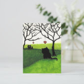 Carte Postale Amour longue distance - Vous manquez (Debout devant)