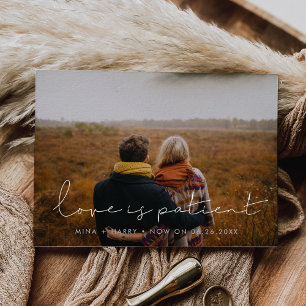 Carte Postale Amour minimaliste manuscrit est une mise à jour pa