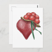 Carte Postale Amour noir (Devant / Derrière)