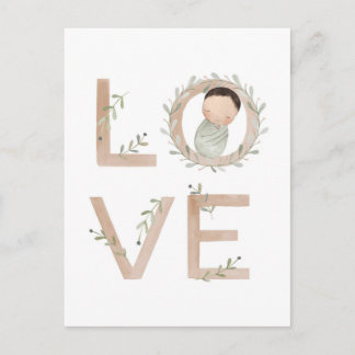 Carte Postale Amour | Nouveau bébé