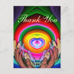 Carte Postale Amour, Paix et Unité_