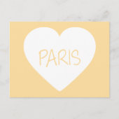 Carte Postale Amour Paris coeur (Devant)