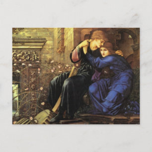 Carte Postale Amour parmi les ruines Beaux-Arts