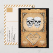 Carte Postale amour pirate (Devant / Derrière)