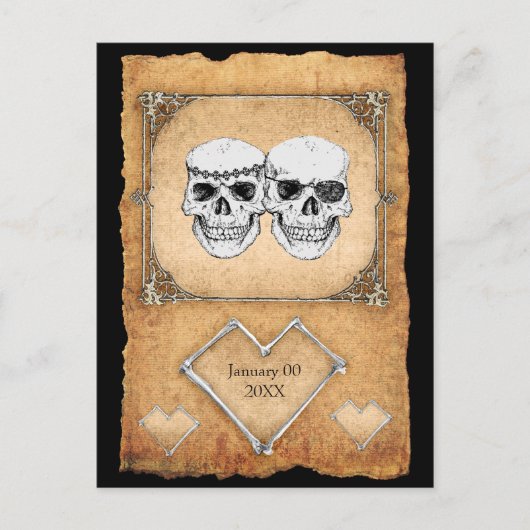 Carte Postale amour pirate (Devant)
