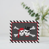 Carte Postale amour pirate (Debout devant)