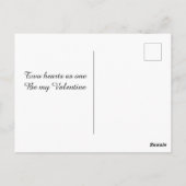 Carte Postale Amour Pop Art Jumeaux Saint Valentin Cœurs Arc-en- (Dos)