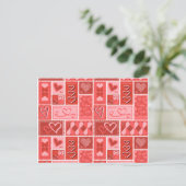 Carte Postale Amour Postage Timbre (Debout devant)