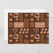 Carte Postale Amour Postage Timbre (Devant / Derrière)