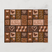 Carte Postale Amour Postage Timbre (Devant)