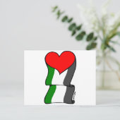 Carte Postale Amour pour la Palestine ! (Debout devant)