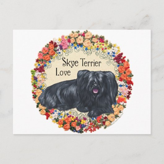 Carte Postale Amour pour les Terriers Skye (Devant)