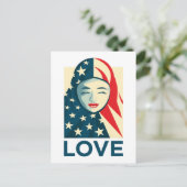 Carte Postale Amour | Réfugié musulman (Debout devant)