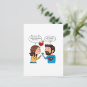 Carte Postale Amour & Romance – Édition spéciale de la Saint-Val (Debout devant)