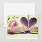Carte Postale Amour romantique (Devant / Derrière)