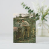 Carte Postale Amour rural, 1882 (Debout devant)