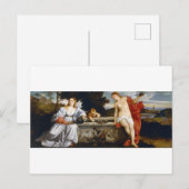Carte Postale Amour sacré et profane, Tiziano Vecelli, 1515 (Devant / Derrière)