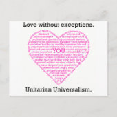 Carte Postale Amour Sans Exception (Devant)
