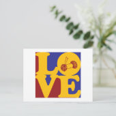 Carte Postale Amour tricot (Debout devant)