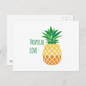 Carte Postale Amour tropical (Devant / Derrière)