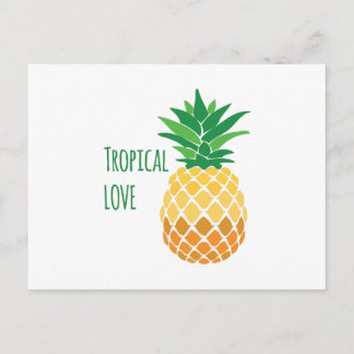 Carte Postale Amour tropical
