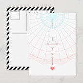 Carte Postale amour universel (Devant / Derrière)