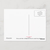 Carte Postale amour vie (Dos)
