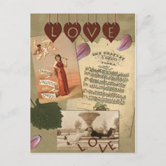 Carte postale Amour vintage
