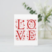 Carte Postale Amour vintage (Debout devant)