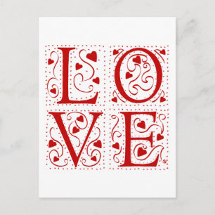 Carte Postale Amour vintage