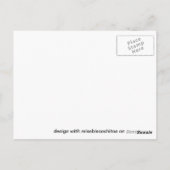 Carte Postale Amour, Vivre, Créer (Dos)